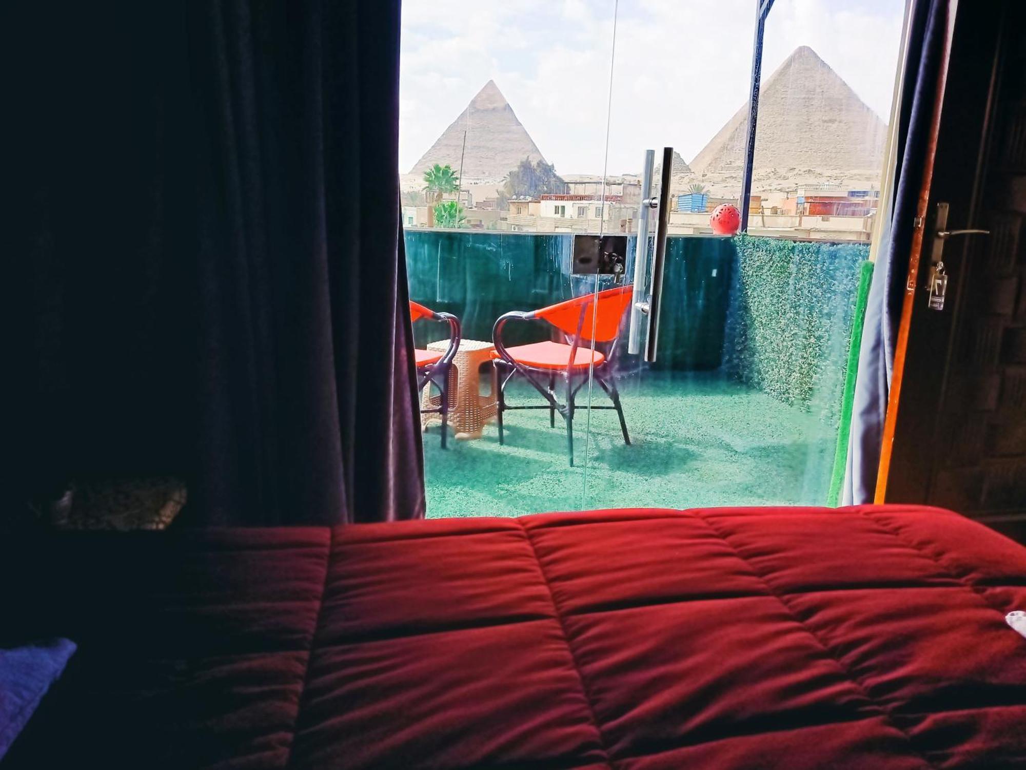 Magic Golden Pyramids View Hotel Kafrat al Jabal Exterior foto