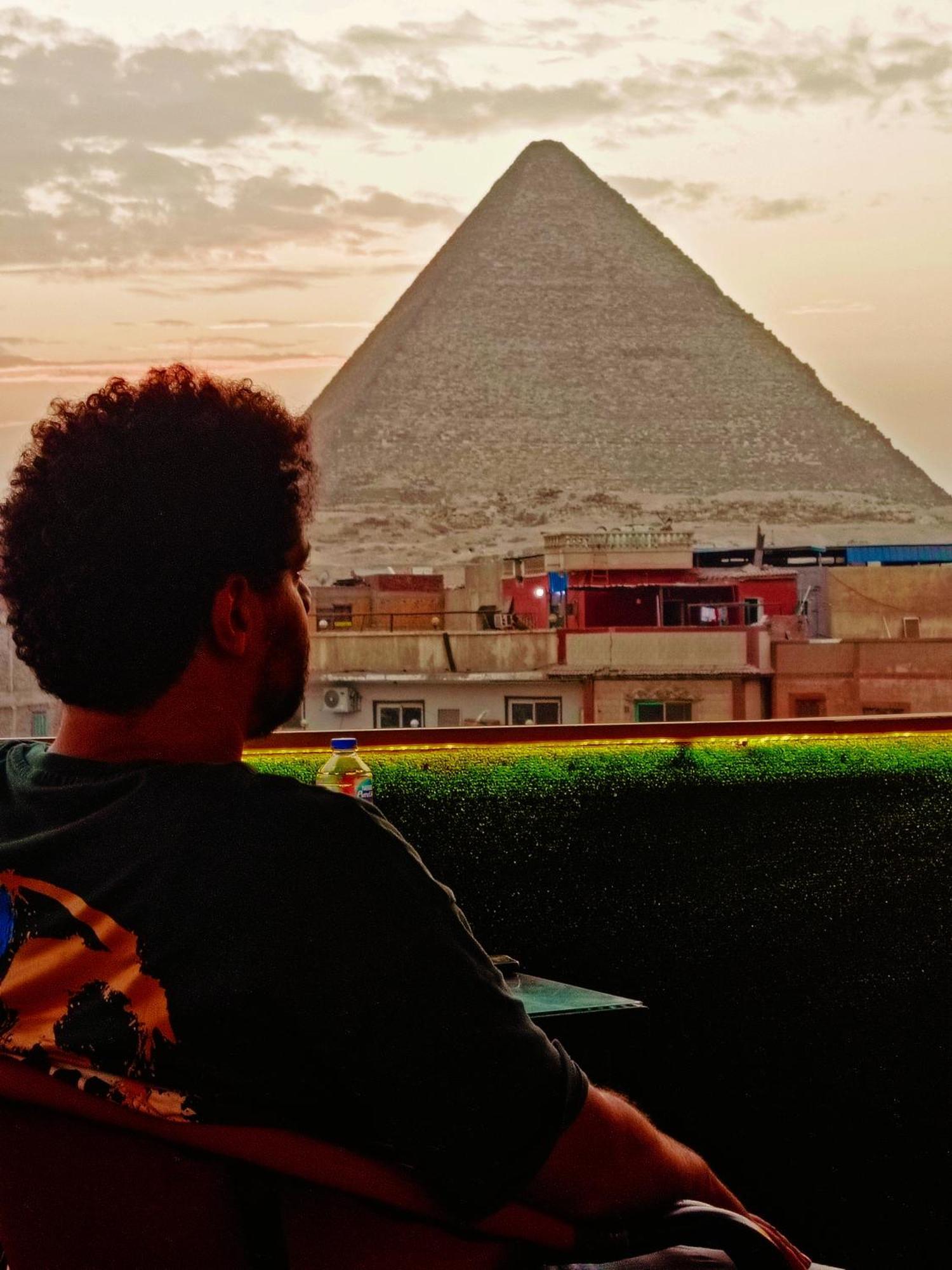 Magic Golden Pyramids View Hotel Kafrat al Jabal Exterior foto