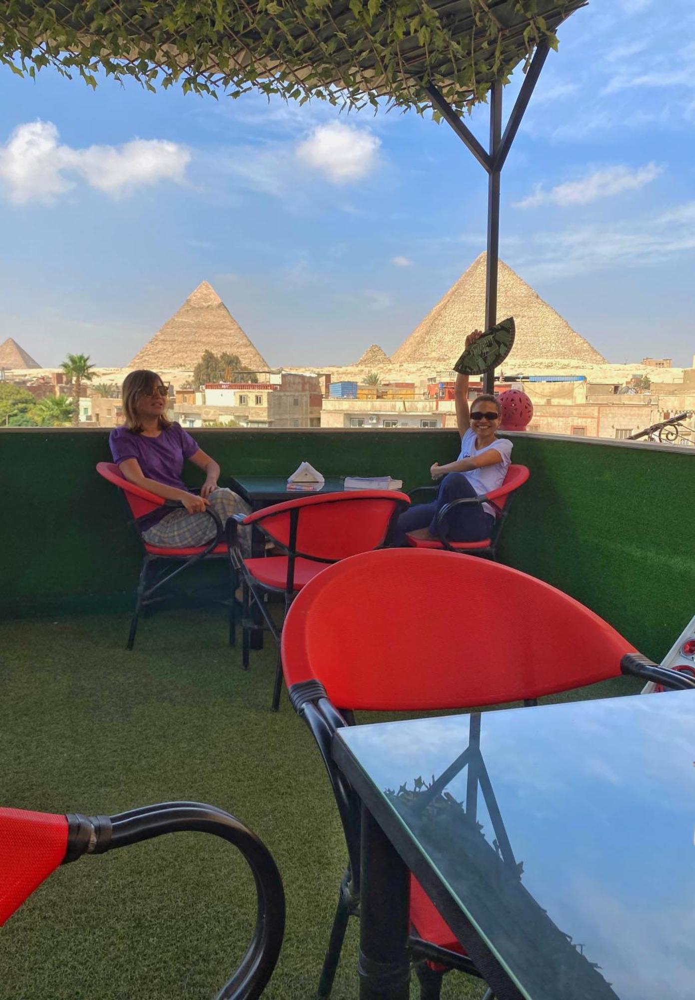 Magic Golden Pyramids View Hotel Kafrat al Jabal Exterior foto