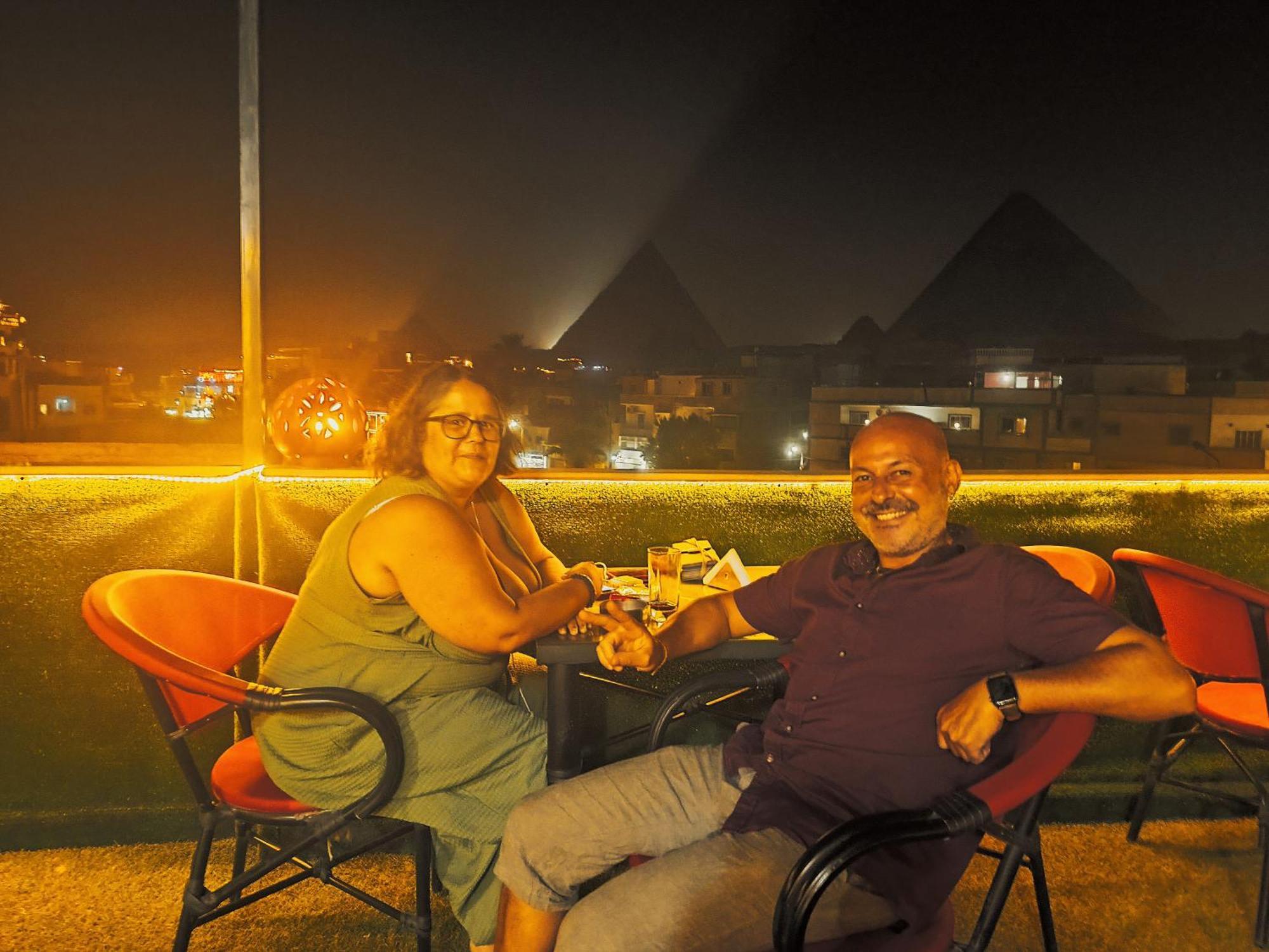 Magic Golden Pyramids View Hotel Kafrat al Jabal Exterior foto